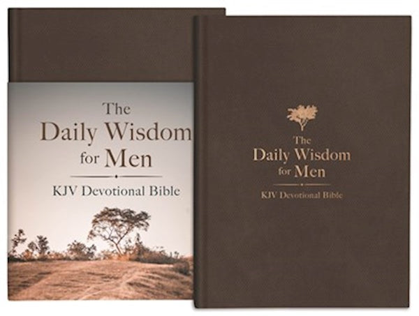KJV The Daily Wisdom For Men Devotional Bible-Hardcover DiCarta