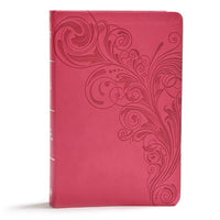 KJV Holman Giant Print Reference Bible Pink LeatherTouch