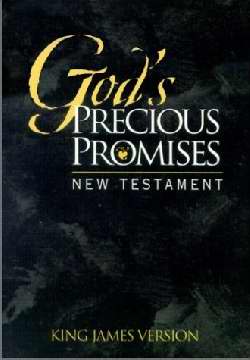 KJV God’s Precious Promises New Testament Paperback Black