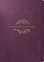 KJV Life Application Study Bible, Third Edition, Large Print Purple LeatherLike