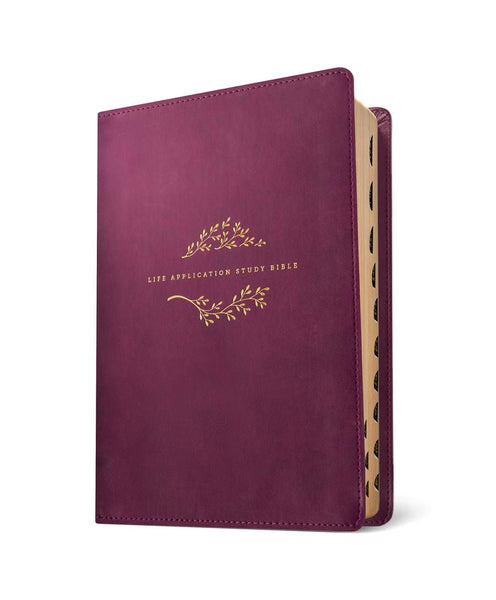 KJV Life Application Study Bible, Third Edition, Large Print Purple LeatherLike Indexed