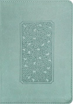 KJV Life Application Study Bible, 3rd Edition Floral Frame Teal LeatherLike Indexed