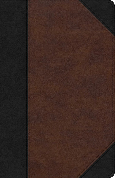 KJV Holman Large Print Personal Size Reference Bible Black/Brown LeatherTouch Indexed