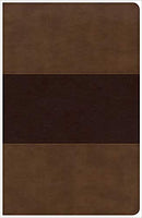 KJV Holman Large Print Personal Size Reference Bible Saddle Brown LeatherTouch