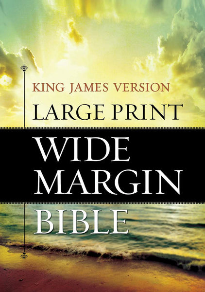 KJV Large Print Wide Margin Bible Hardcover