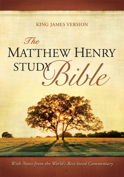 Matthew Henry Study Bible Bonded Leather Black