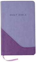 KJV Personal Size Giant Print Reference Bible Violet/Lilac Flexisoft