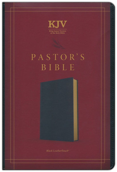 KJV Pastor’s Bible, Black LeatherTouch