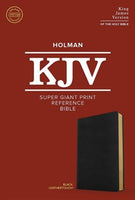 KJV Holman Super Giant Print Reference Bible Black LeatherTouch