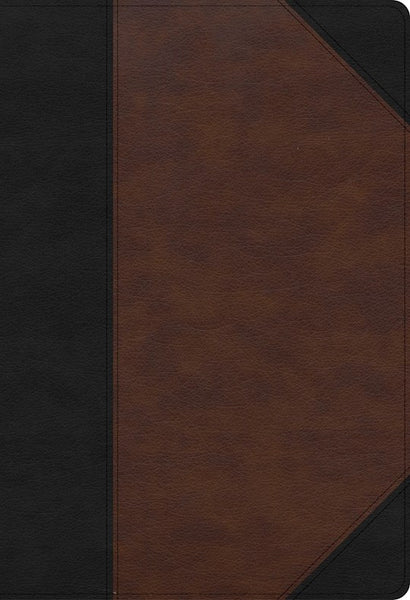 KJV Holman Super Giant Print Reference Bible Black/ Brown LeatherTouch