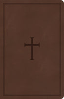 KJV Thinline Bible- Brown LeatherTouch