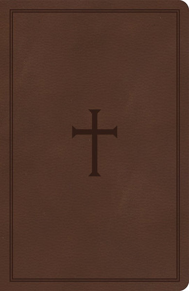 KJV Thinline Bible- Brown LeatherTouch