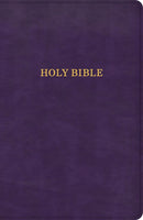 KJV Thinline Bible-Plum LeatherTouch