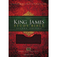 KJV Signature Series #0135N King James Study Bible Bonded Burgundy