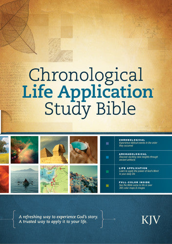 Chronological KJV Life Application Study Bible Hardcover