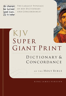 KJV Super Giant Print Dictionary and Concordance