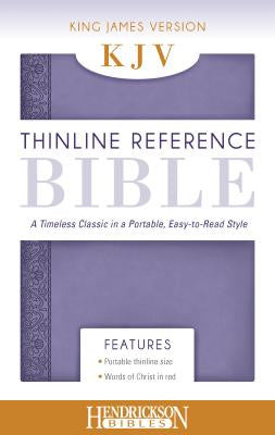 KJV Thinline Reference Bible Lilac Flexisoft Leather