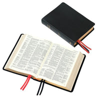 KJV Westminster Reference Bible Black Calfskin Leather 120LP/UBK