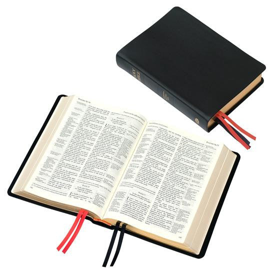 KJV Westminster Reference Bible Black Calfskin Leather 90/UBK