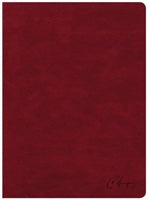 KJV Spurgeon Study Bible Crimson LeatherTouch