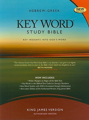 KJV Zodhiates Hebrew-Greek Keyword Study Bible Burgundy Genuine