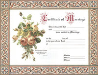 Marriage Certificate (Pack of 6)