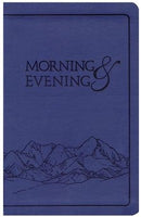 Morning & Evening Blue Imitation Leather KJV Edition