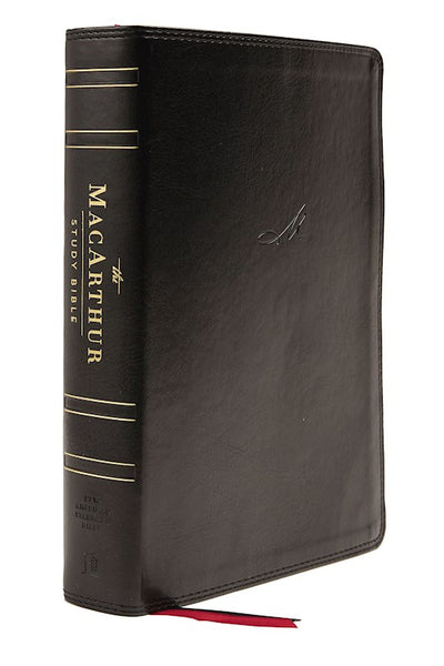 NASB MacArthur Study Bible -Black Leathersoft 2nd Edition