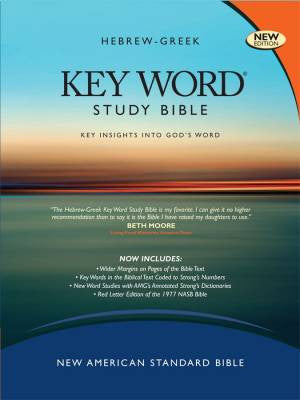 NASB Zodhiates Hebrew-Greek Keyword Study Bible Hardcover