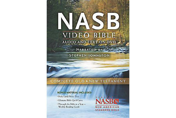 NASB Complete Bible Audio and Text on DVD Narrated by Stephen Johnston