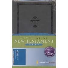 NIV Thinline New Testament Charcoal LeatherSoft (1984 Edition)