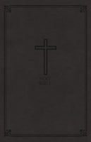 NKJV Large Print Value Thinline Bible Charcoal Leathersoft