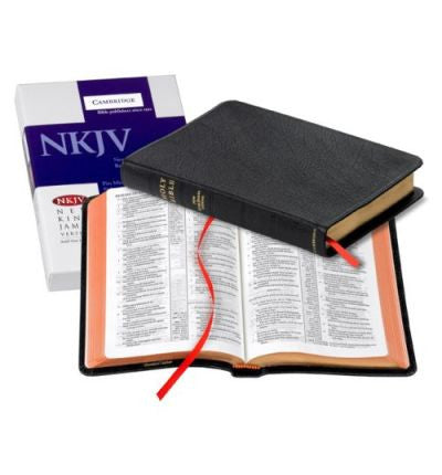 NKJV Cambridge NK446XR Pitt Minion Reference Bible Black Goatskin