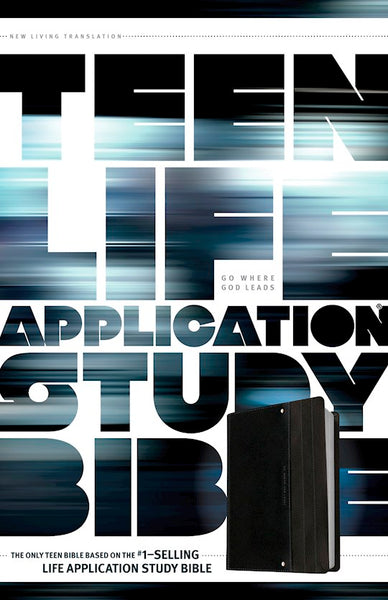 NLT Teen Life Application Study Bible Black LeatherLike