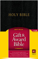 NLT Gift and Award Bible Black Imitation Leather