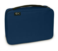 Canvas Bible Cover Large Navy