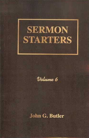 Sermon Starters - Volume 6 Paperback