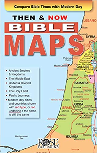 Then And Now Bible Maps Pamphlet