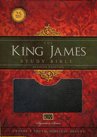 KJV Signature Series #0135N King James Study Bible Bonded Black